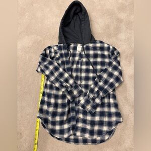 NWOT American Eagle hooded flannel